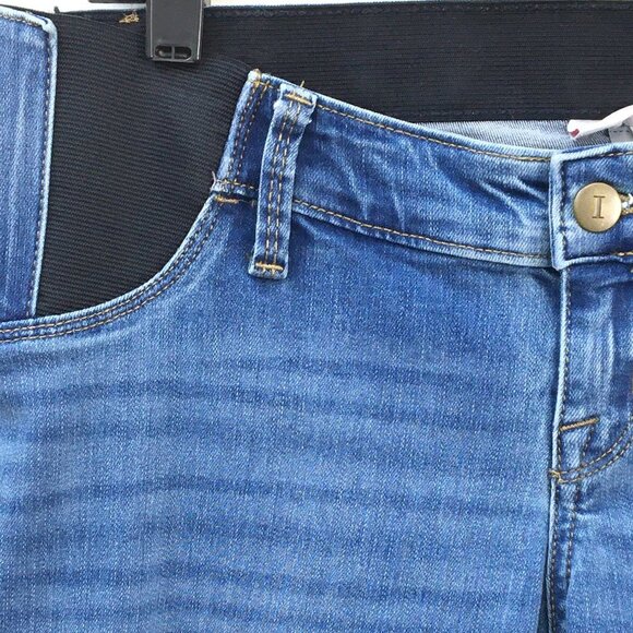 Isabel Maternity Light and Medium Wash Jeans Bundle of 2 Size 6/28 Regular - Picture 10 of 13
